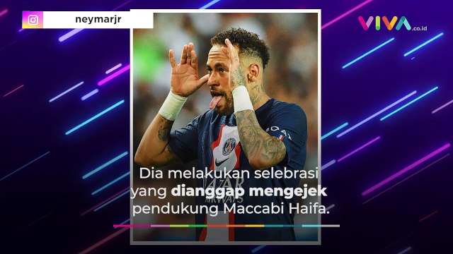 Waduh, Gaya Selebrasi Neymar Diganjar Kartu Kuning