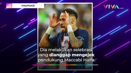 Waduh, Gaya Selebrasi Neymar Diganjar Kartu Kuning