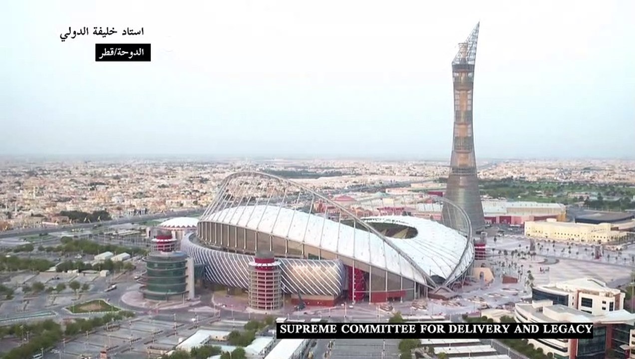 استاد خليفة الدولي في قطر أحد الملاعب التي ستستضيف مباريات كأس العالم2022