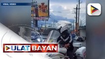 LTO, binawian ng lisensya ang SUV driver at motorcycle rider sa nag-viral na video ng counterflow sa Silang, Cavite