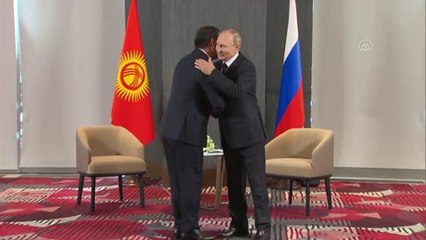 SEMERKANT - Rusya Devlet Başkanı Putin, Kırgızistan Cumhurbaşkanı Caparov ile görüştü