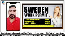 Sweden work permit 2022 Sweden work visa 2022