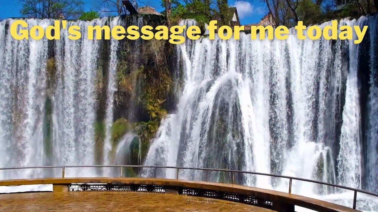 God's message for me today! prophetic word! gods message today ...