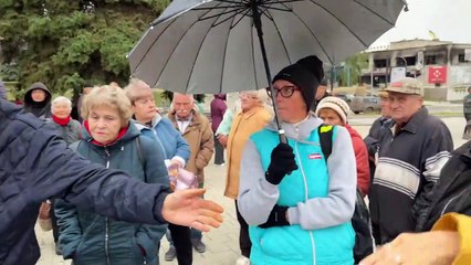 Disputas en la ciudad ucraniana de Izium tras partida de las tropas rusas