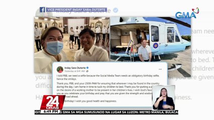 OVP, Pinag-aaralan kung puwedeng magsampa ng kasong kriminal laban sa mga nagkakalat ng aniya'y fake news tungkol kay VP Duterte | 24 Oras