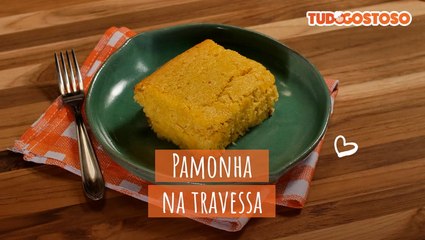 Pamonha na travessa