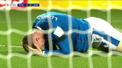 Rangers Vs Napoli 2 half champions league matchday 2