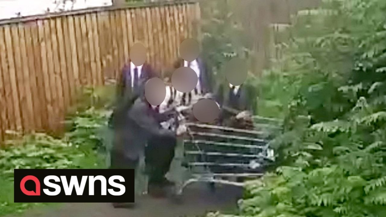 Grandfather fearful after youths use shopping t...