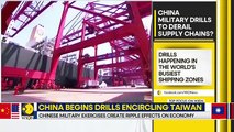 Chinese drills disrupt supply chains_ encircles Taiwan _ Latest World News _ WION(360P)