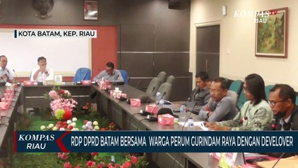 RDP DPRD Batam Bersama  Warga Perum Gurindam Raya Dengan Develover