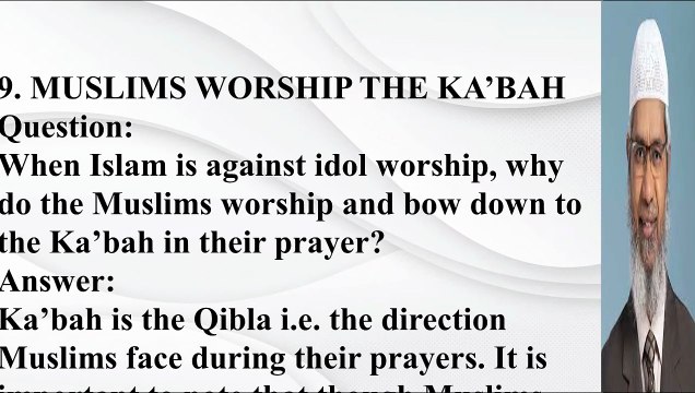 When Islam is against idol worship, why do the Muslims worship and bow down to the Ka’bah in their prayer?