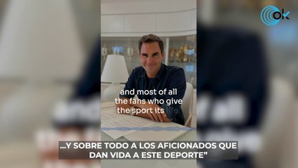 Federer explica los motivos de su retirada en un emotivo vídeo