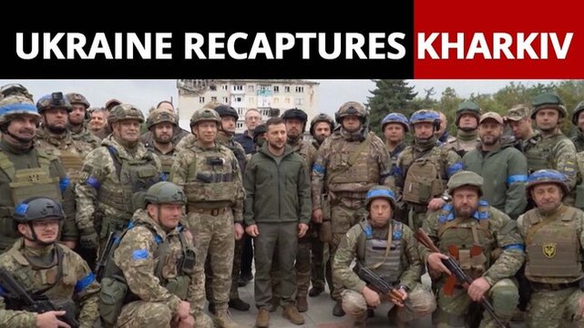 Ukrainian Soldiers Burn Russian Flags and Recapture Kharkiv, Another Big Win For Zelenskyy Or Trouble Ahead?