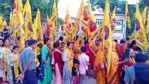 Shyam Rangeela Festival in Housing Board, devotees swing in the procession
