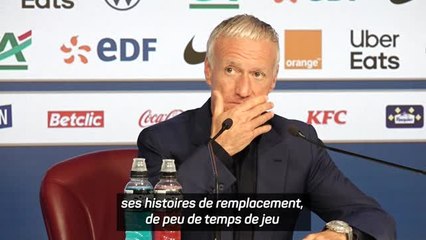 Bleus - Deschamps : “Au moins Griezmann n’est pas fatigué”