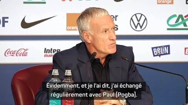 Bleus - Deschamps sur l'affaire Pogba : Il est focus sur le terrain
