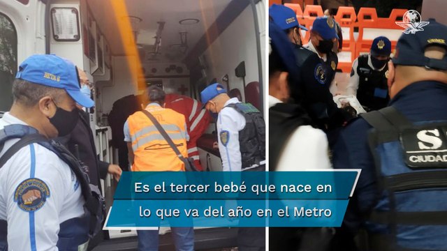 ¡Es niña! Mujer da a luz en estación El Rosario en Línea 6 del Metro