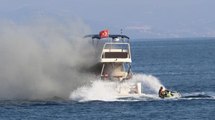 Antalya 3. sayfa haberleri: Alanya'da lüks yat denizin ortasında alev aldı, 6 kişi botlarla kurtarıldı