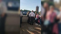 Kasia Delgado joins the queue to see the queen lying in state in Westminster Hall