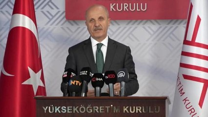 YÖK Başkanı Özvar Sağlık Bakanlığı'ndaki iyileştirmeler üniversitelerde de yapıldı