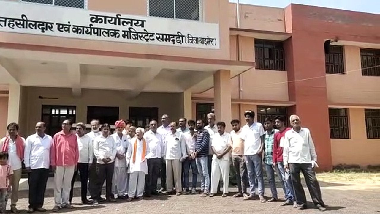 गोवंश में फैली बीमारी तो समदड़ी कस्बा रहा बंद