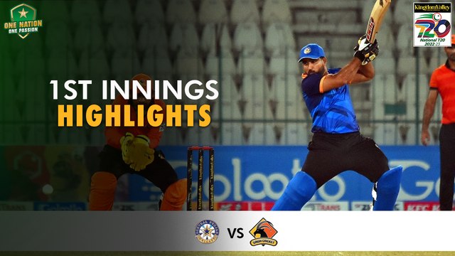 1st Innings Highlights | Central Punjab vs Sindh | Match 26 | National T20 2022 | PCB | MS2T