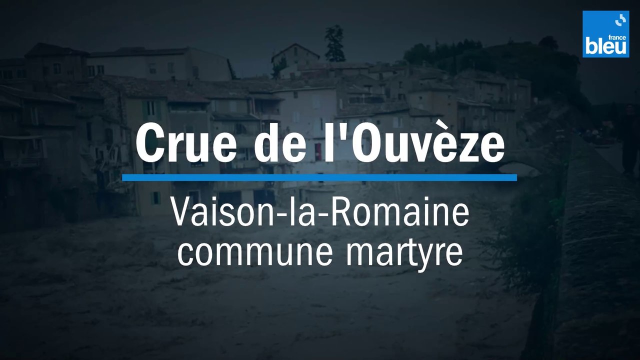 Inondations de 1992 en Vaucluse : Vaison-la-Romaine, commune martyre