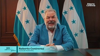 Saludo del Alcalde de San Pedro Sula Roberto Contreras