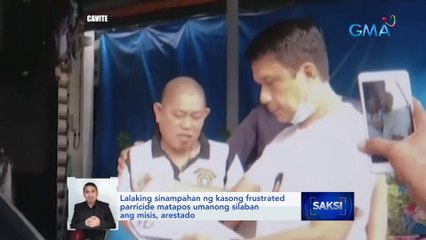 Lalaking sinampahan ng kasong frustrated parricide matapos umanong silaban ang misis, arestado | Saksi