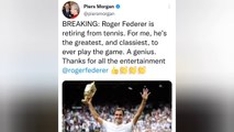 TENNIS PLAYERS REACTIONS TO ROGER FEDERER IS GOING TO RETIRE