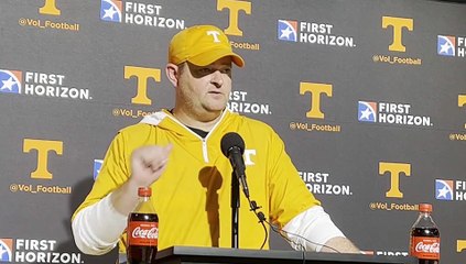 Download Video: Watch: Tennessee Head Coach Josh Heupel Meets With Media For Final Time Before Akron