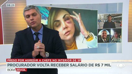 Procurador preso por agredir chefe volta a receber salário 15/09/2022 14:28:30