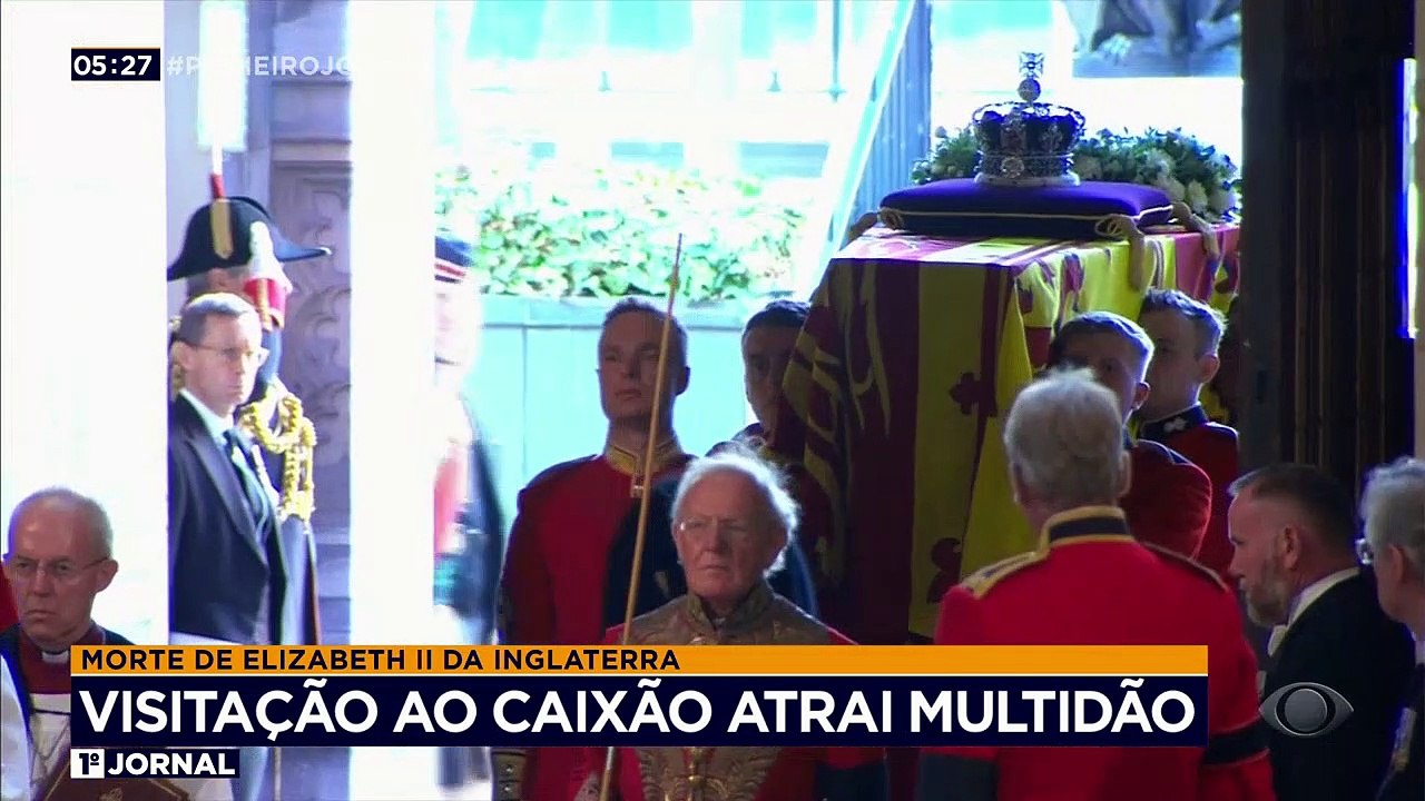 Visitação ao caixão de Rainha Elizabeth II atrai multidão 15/09/2022 14:30:18