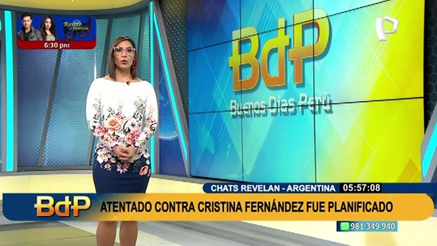Argentina: revelan chats que muestran planificación para asesinar a Cristina Fernández