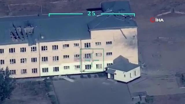 Azerbaycan, Ermenistan ordusuna ait askeri birliği Bayraktar TB2 SİHA'larla yerle bir etti