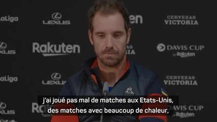 Coupe Davis : France - Gasquet : "J'ai eu pas mal de pression"