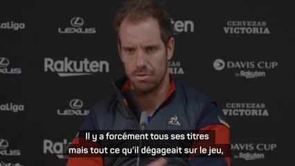 France - Gasquet sur Federer : "C'est peut-être l’un des plus grands sportifs de l'histoire"