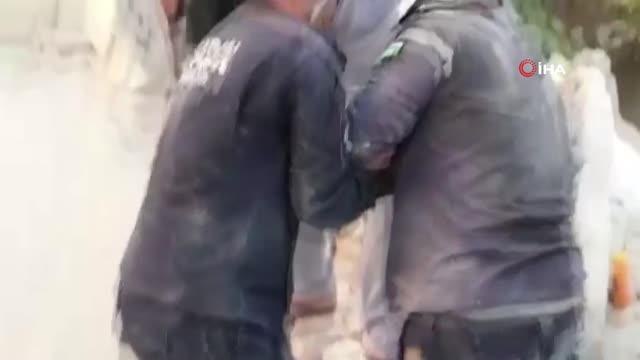 Ürdün'de çöken binanın enkazından kurtarılan bebeğin görüntüleri paylaşıldıCan kaybı sayısı 10'a yükseldi