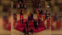 Son dakika haberi! Kraliçe'nin naaşının etrafında nöbet tutan asker bayıldı