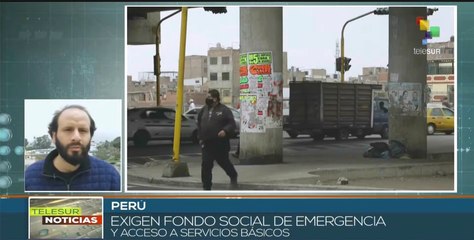 Comunidades peruanas reclaman un fondo social de emergencia