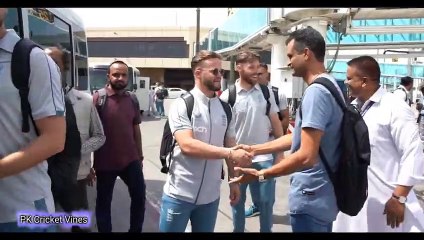England Team Reached at Karachi Airport For T20 Series