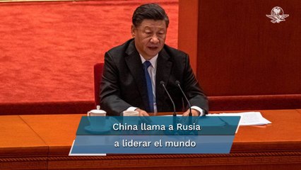 Presidente de China llama a Vladimir Putin a liderar juntos un mundo cambiante