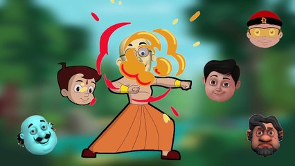 chota bheem mighty raju shiva motupatlu  Funny cartoon wrong face game-7
