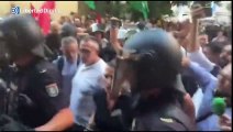 Cargas policiales en un acto de Macarena Olona en la Universidad de Granada