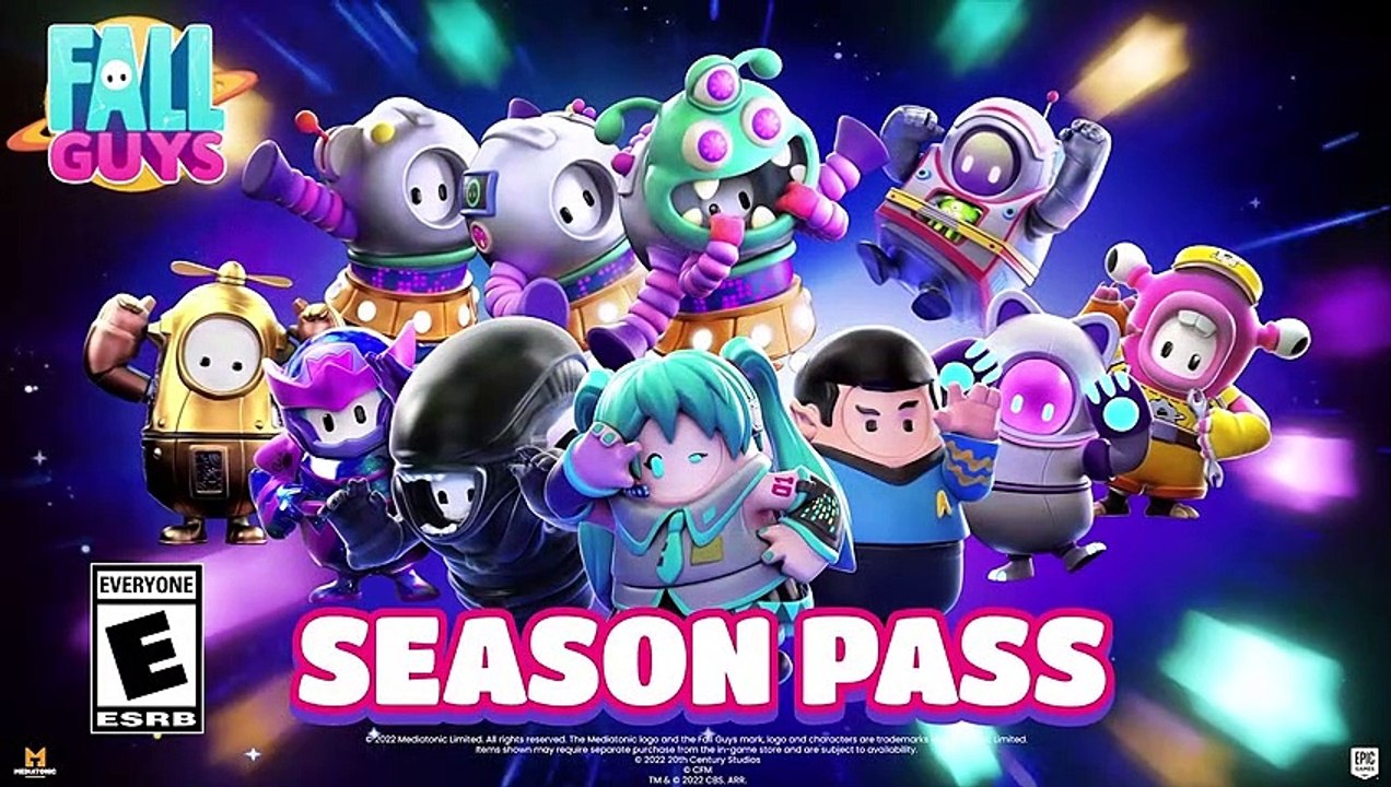 Fall Guys - Satellite Scramble Season Pass Trailer   PS5 & PS4 Games