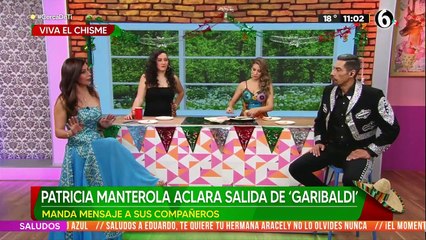Paty Manterola habla de su salida de 'Garibaldi'