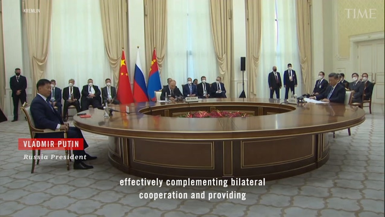 Russia's Putin, China's Xi Hold Talks in Uzbekistan