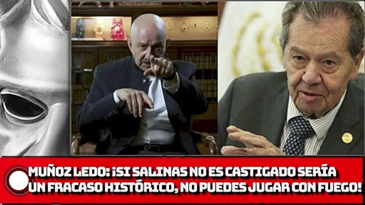 Muñoz Ledo: ¡Si Salinas no es castigado sería un fracaso histórico. No puedes jugar con fuego!