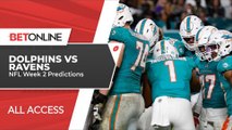 Dolphins vs Ravens | Week 2 NFL Predictions | BetOnline All Access