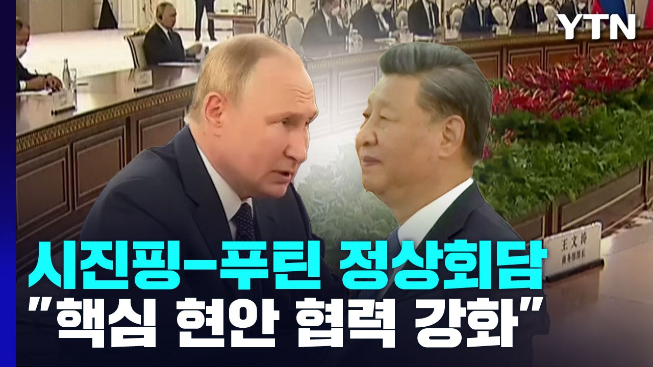시진핑-푸틴 정상회담...지지 확인·협력 확대 / YTN